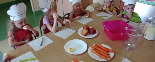 Zajęcia kulinarne w grupie 3,4- latków